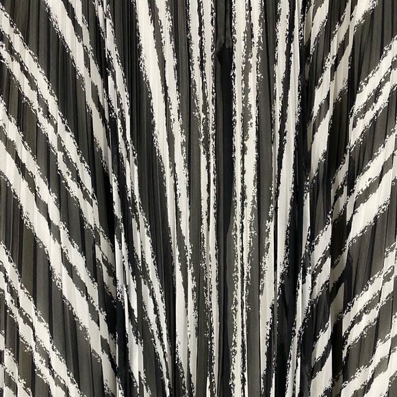 NWOT Ann Taylor Black and White Zebra Stripes Maxi Long Skirt Size Small… - Picture 3 of 6